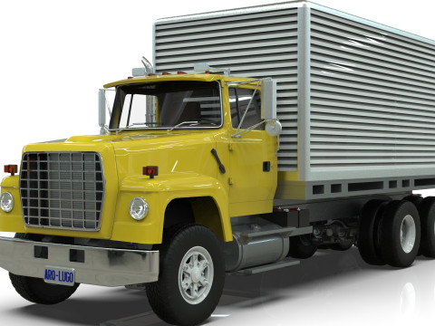 Box Truck Model 3D
