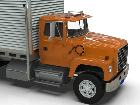 Box Truck Model 3D