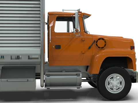 Box Truck Model 3D