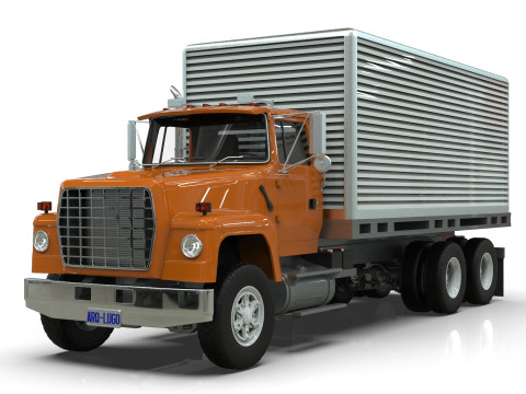 Box Truck Model 3D