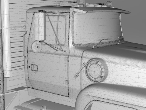 Box Truck Model 3D