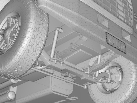 Box Truck Model 3D