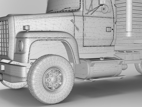 Box Truck Model 3D