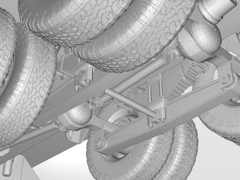 Box Truck Model 3D