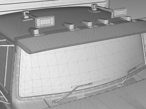 Box Truck Model 3D