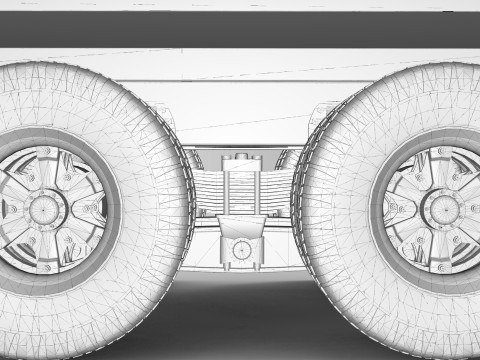 Box Truck Model 3D