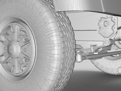 Box Truck Model 3D