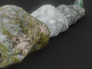 ores and ingots 3D 모델