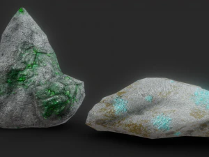 ores and ingots 3D Model