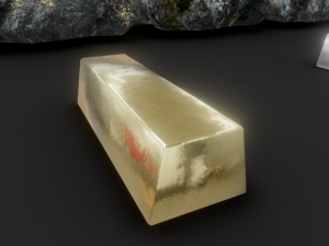 ores and ingots 3D 모델