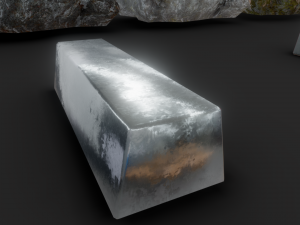 ores and ingots 3D 모델