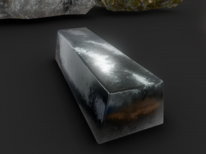 ores and ingots 3D 모델