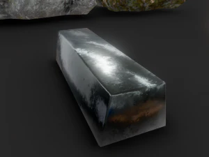 ores and ingots 3D Model