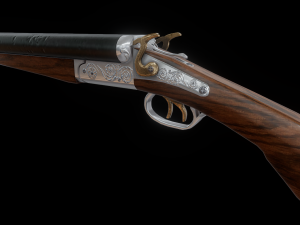 sawed off shotgun Model 3D