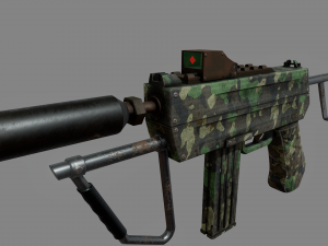 custom smg 3D Model