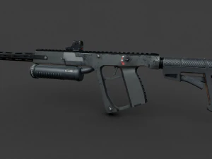 niestandardowy karabin szturmowy Model 3D