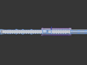 custom assault rifle 3D Model