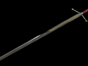 scottish claymore Model 3D