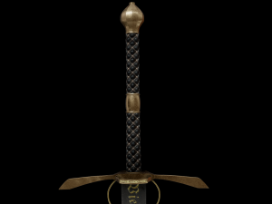 zweihander sword Model 3D