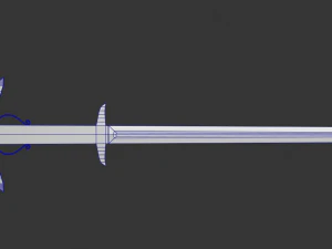 zweihander sword 3D Model