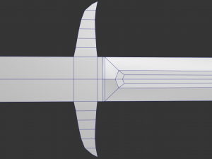 zweihander sword Model 3D