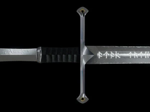 narsil - anduril lowpoly 3D Model