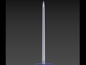 narsil - anduril lowpoly 3D Model