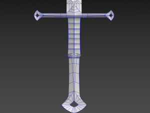 narsil - anduril lowpoly Modèle 3D