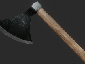 viking dane axe 1 3D 모델