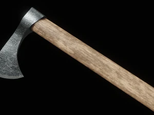 바이킹 던지는 도끼 1 3D 모델