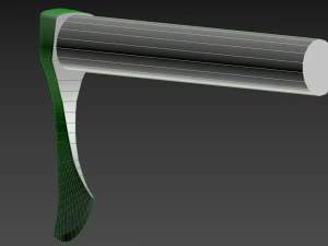 viking throwing axe 1 3D Model