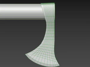 viking throwing axe 1 3D Model
