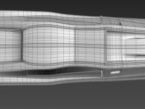 scifi cyberpunk car 3D Model
