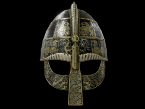 vendel period viking helmet 3D Model