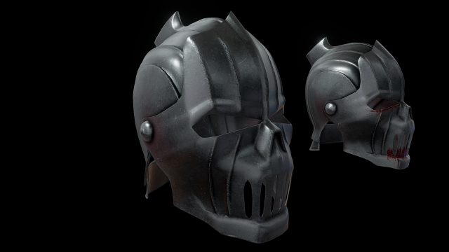 vampire helm 3D 모델 .c4d .max .obj .3ds .fbx .stl .blend 