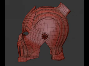 helm vampir Model 3D