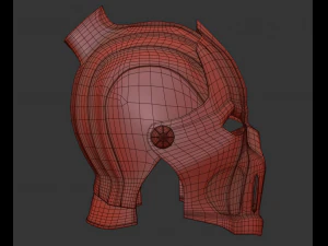 helm vampir Model 3D