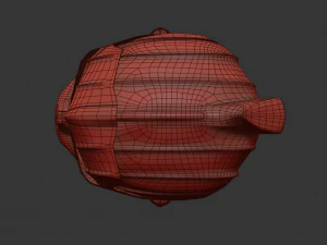 helm vampir Model 3D