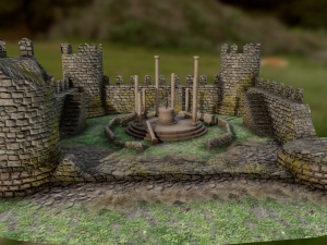 old ruins lowpoly 3D Model