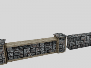 fences pack 3D-Modell
