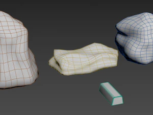 ores and ingots 2 3D Model