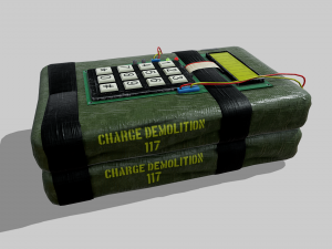 c4 explosive device Modelo 3D