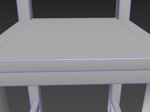 traditional wooden chair 3D Model