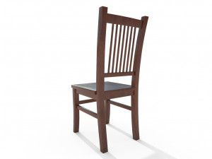 wooden chair Modello 3D