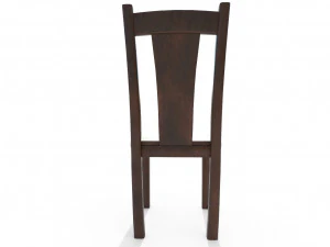 wooden chair 2 3D Model