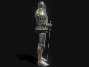 decorative knight armor 3D Model