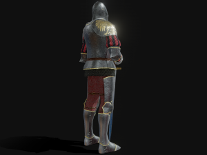decorative knight armor 3D 模型