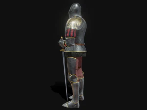 decorative knight armor 3D Model