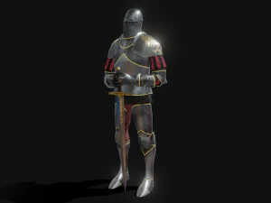 decorative knight armor 3D Model