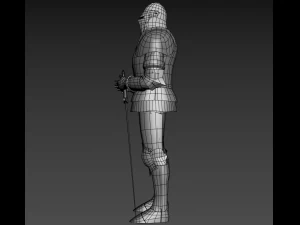 decorative knight armor 3D Model